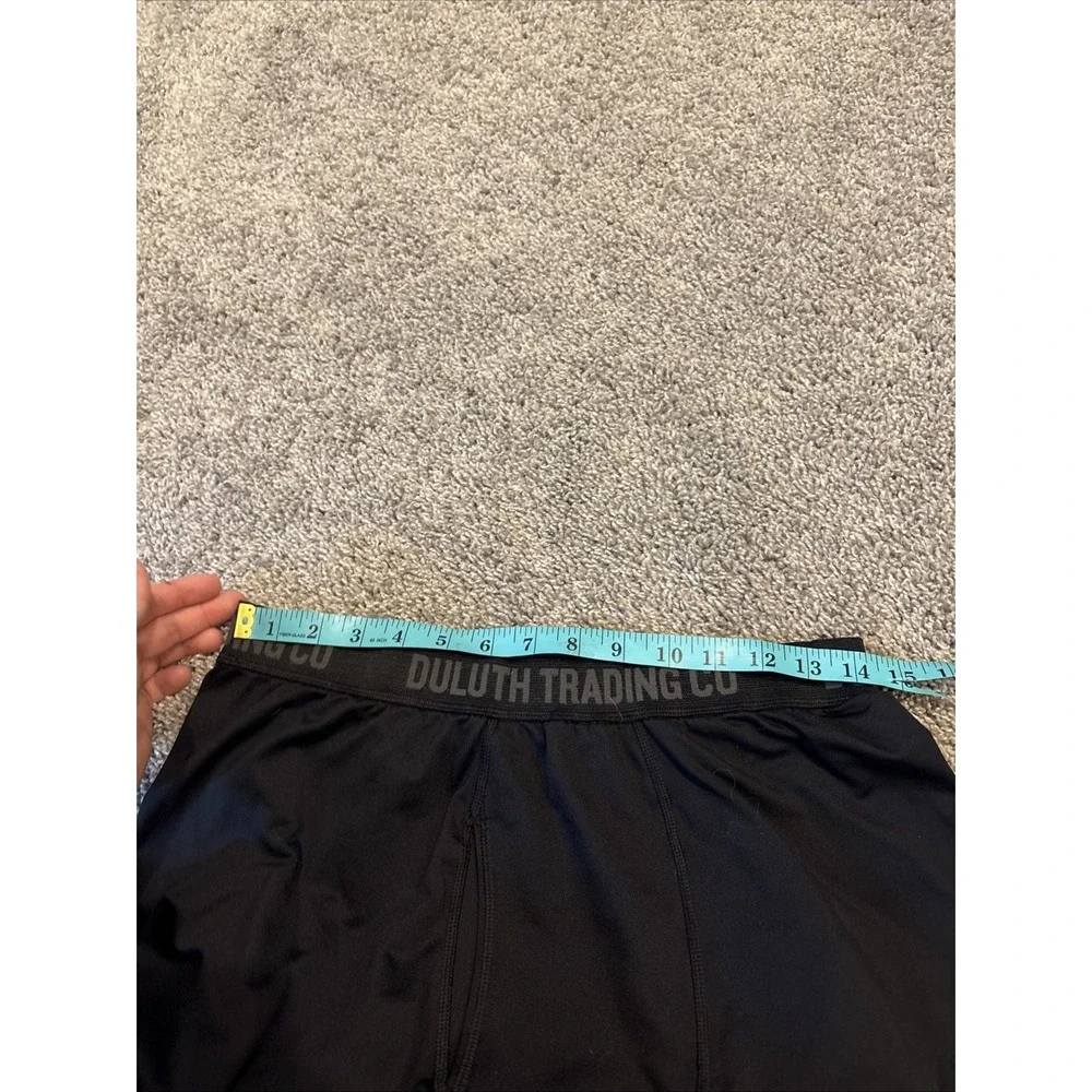 Duluth Trading Co Men's Performance Base Layer Pants L x 30 Long Johns Black